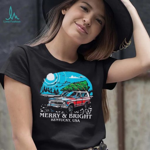 Kentucky Merry & Bright Christmas shirt