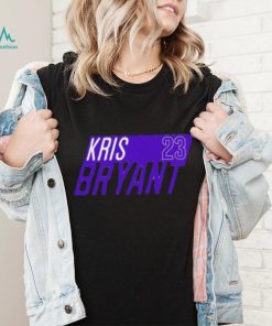 Kris Bryant 23 Colorado Rockies Shirt