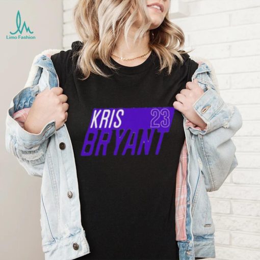 Kris Bryant 23 Colorado Rockies Shirt