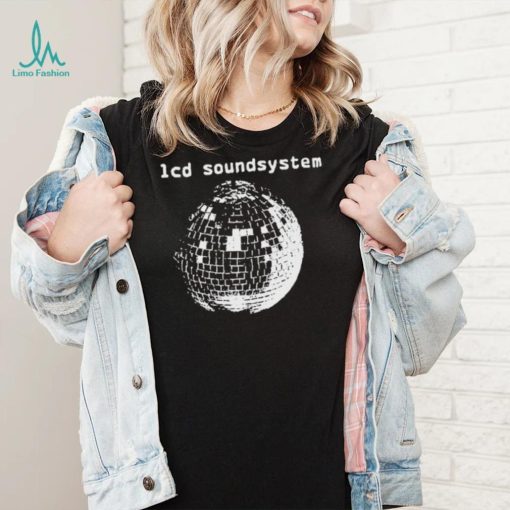 Kung fu merch lcd soundsystem disco mirror ball shirt