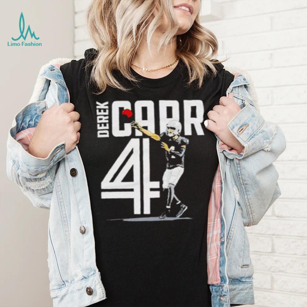 Las Vegas Number 4 Derek Carr Logo shirt