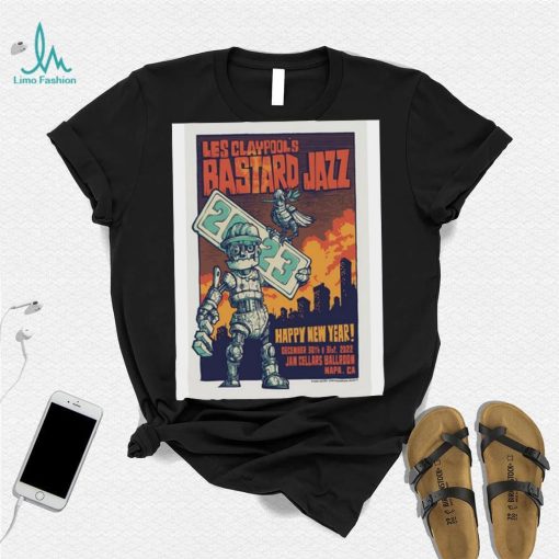 Les claypool’s bastard jazz napa jam cellars poster shirt