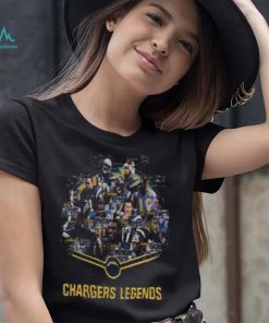 Los Angeles Chargers Legends Signatures T shirt