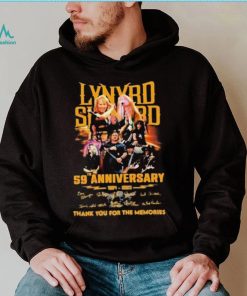 Lynyrd Skynyrd 59th Anniversary 1964 – 2023 Thank You For The Memories T Shirt