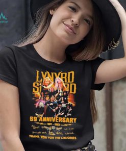 Lynyrd Skynyrd 59th Anniversary 1964 – 2023 Thank You For The Memories T Shirt