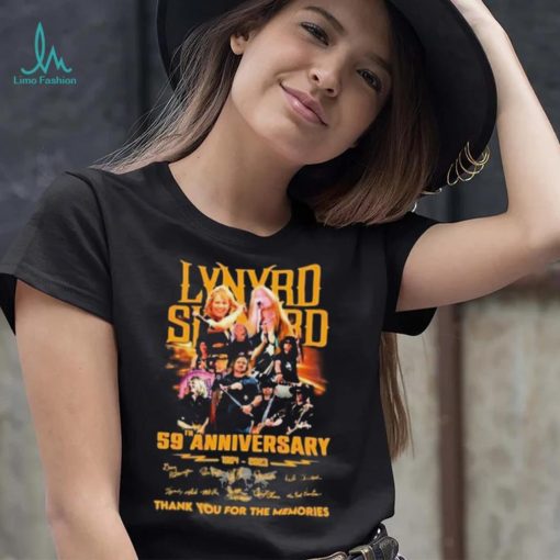 Lynyrd Skynyrd 59th Anniversary 1964 – 2023 Thank You For The Memories T Shirt