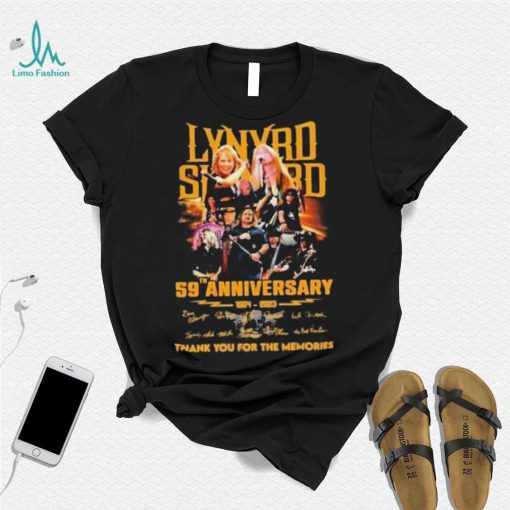 Lynyrd Skynyrd 59th Anniversary 1964 – 2023 Thank You For The Memories T Shirt