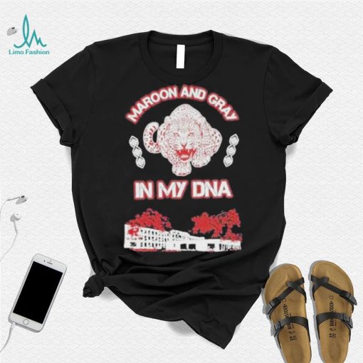 Maroon and gray in my DNA shirt