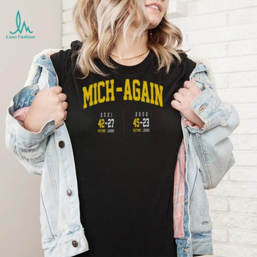 Michigan Football 2022 Mich Again Victors Championship Shirt