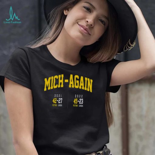 Michigan Football 2022 Mich Again Victors Championship Shirt