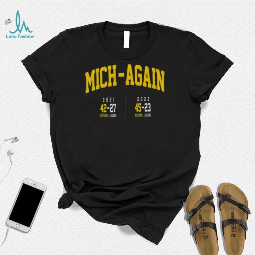 Michigan Football 2022 Mich Again Victors Championship Shirt