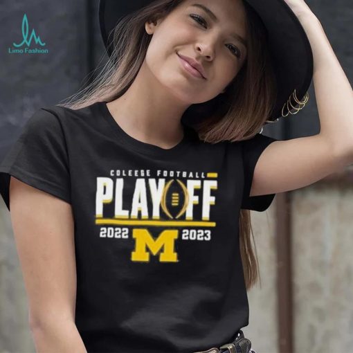 Michigan wolverines college Football playoff first down entry shirt