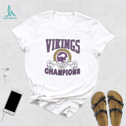 Minnesota Vikings 3 Time NFC Champions shirt