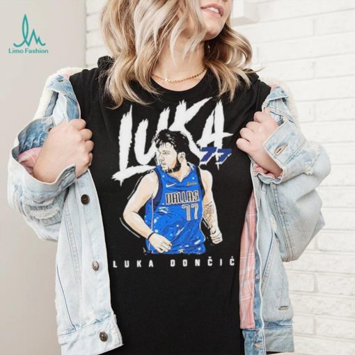 NBA luka doncic number 77 basketball sport graphic shirt