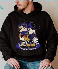 NFL Baltimore Ravens Mickey Mouse And Minnie Mouse Shirt