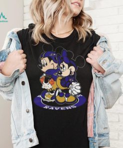 NFL Baltimore Ravens Mickey Mouse And Minnie Mouse Shirt