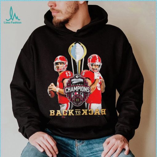 National Football Champions Back To Back 2021 2022 Georgia Bulldogs Shirt