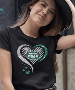 New York Jets Heart Diamond T shirt