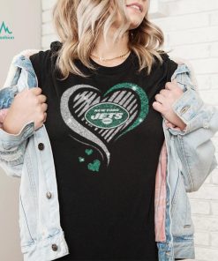 New York Jets Heart Diamond T shirt