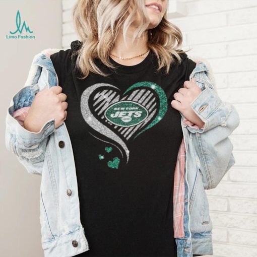 New York Jets Heart Diamond T shirt