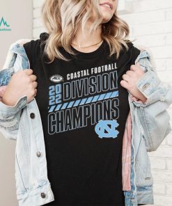 North Carolina Tar Heels 2022 ACC Coastal Division Football Champions Slanted Knockout T Shirt