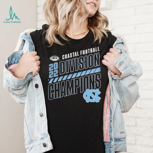 North Carolina Tar Heels 2022 ACC Coastal Division Football Champions Slanted Knockout T Shirt