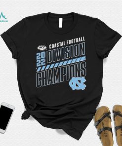 North Carolina Tar Heels 2022 ACC Coastal Division Football Champions Slanted Knockout T Shirt