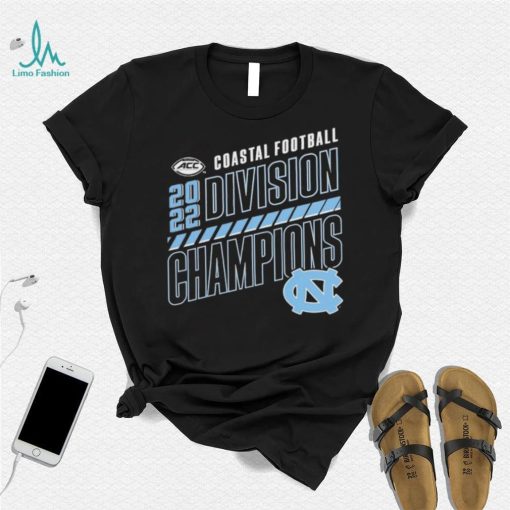 North Carolina Tar Heels 2022 ACC Coastal Division Football Champions Slanted Knockout T Shirt