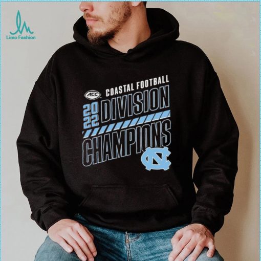 North Carolina Tar Heels 2022 ACC Coastal Division Football Champions Slanted Knockout T Shirt