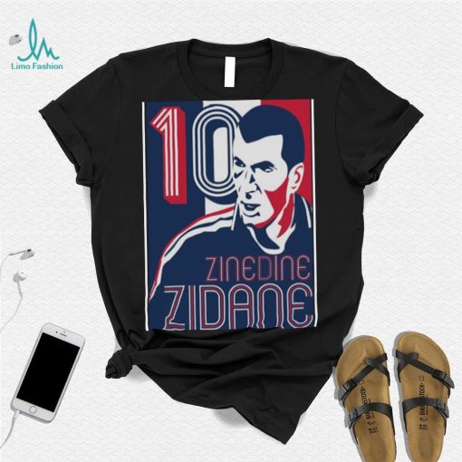 Number 10 Zinedine Zidane Football Player shirt