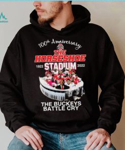 Official 100th Anniversary The Horseshoe 1922 Stadium 2022 The Buckeye Battle Cry Shirt