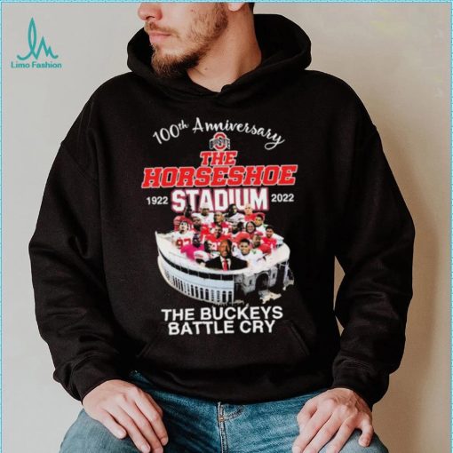 Official 100th Anniversary The Horseshoe 1922 Stadium 2022 The Buckeye Battle Cry Shirt