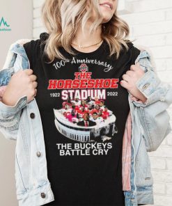 Official 100th Anniversary The Horseshoe 1922 Stadium 2022 The Buckeye Battle Cry Shirt