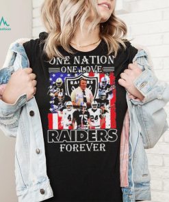 One Nation One Love Raiders Forever Shirt