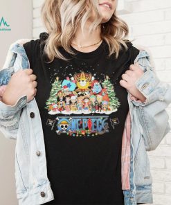 One Piece Chibi Snow Light Christmas Shirt