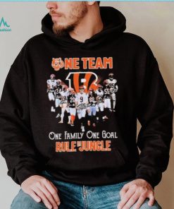 One Team One Family One Goal Rule The Jungle Cincinnati Bengals T Shirt