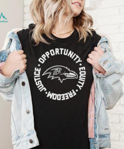 Opportunity Equity Freedom Justice Baltimore Football Shirt