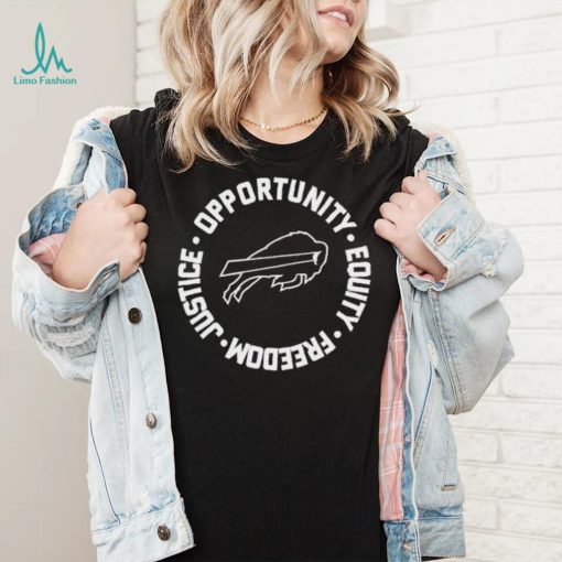 Opportunity Equity Freedom Justice Buffalo Football Shirt