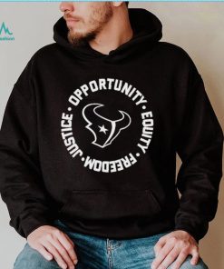 Opportunity Equity Freedom Justice Houston Football Shirt