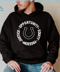 Opportunity Equity Freedom Justice Indianapolis Football Shirt