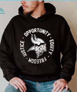 Opportunity Equity Freedom Justice Minnesota Football Shirt