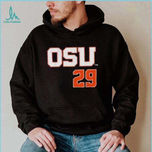 Oregon state baseball jacob melton 29 shirt