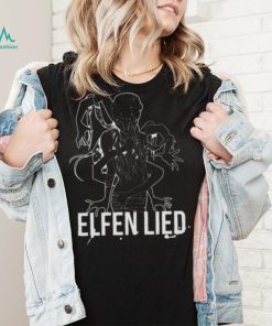 Outline Design Elfen Lied shirt