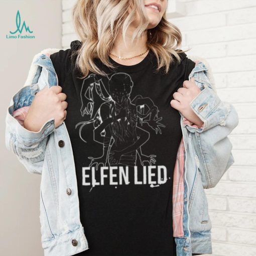 Outline Design Elfen Lied shirt