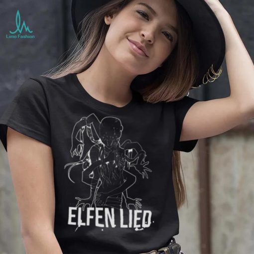 Outline Design Elfen Lied shirt