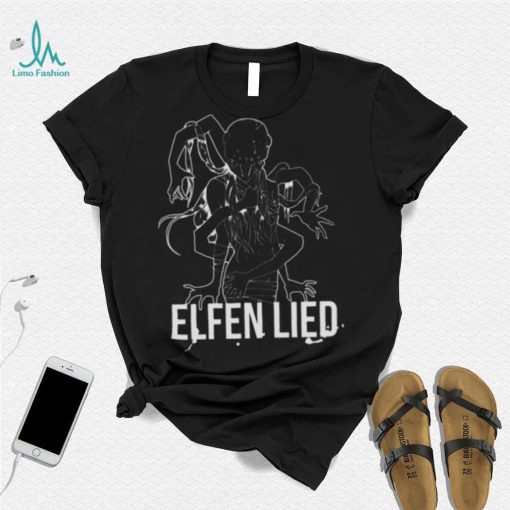 Outline Design Elfen Lied shirt