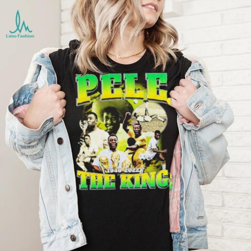 Pele The King Rip Vintage Rest In Peace Pele Brazil Bootleg 90s Design Shirt