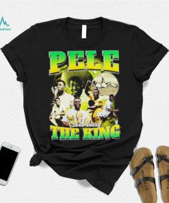 Pele The King Rip Vintage Rest In Peace Pele Brazil Bootleg 90s Design Shirt