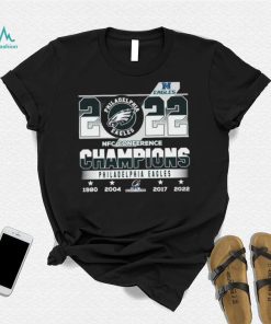 Philadelphia Eagles NFC Conference Champions 1980 2004 2017 2022 Shirt