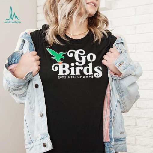 Philadelphia Eagles go Birds 2022 NFC Champs logo shirt